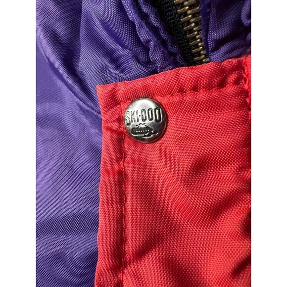 Vintage Team Ski-Doo Bombardier Racing Jacket Rotax Skidoo Snow Coat Men's LG - Picture 3 of 8